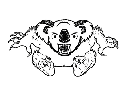 drop bear transparent logo