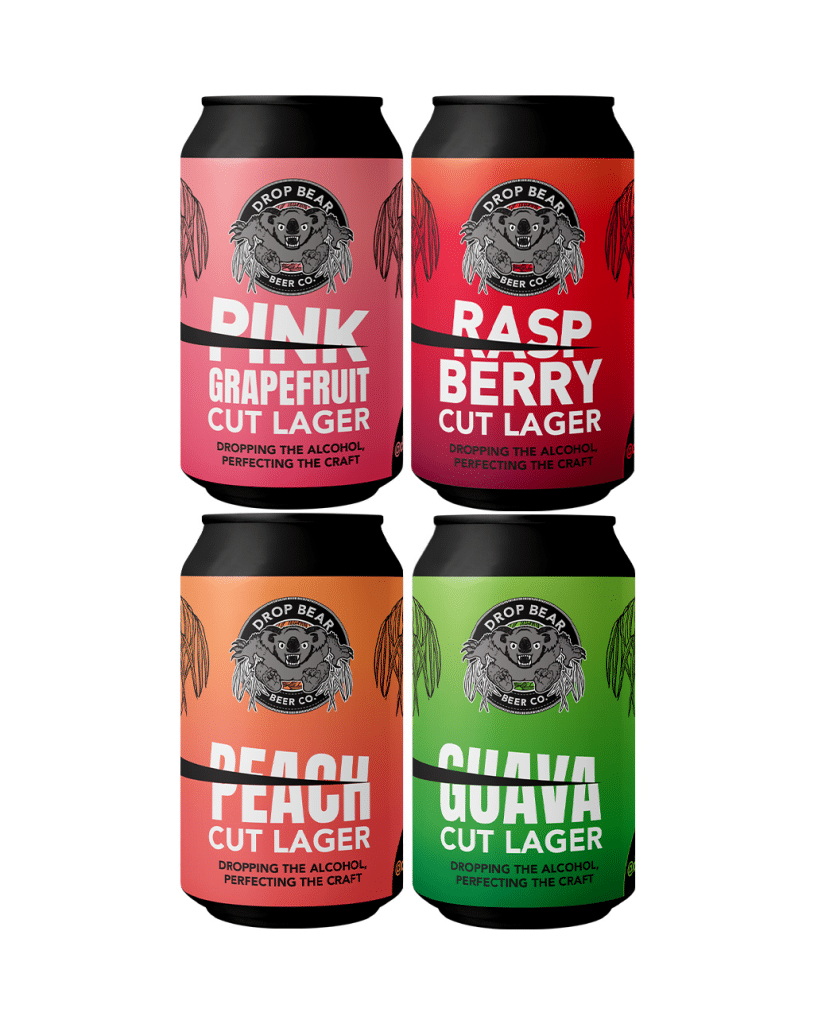 Fruit Lager 0.5% ABV Pack of Four,